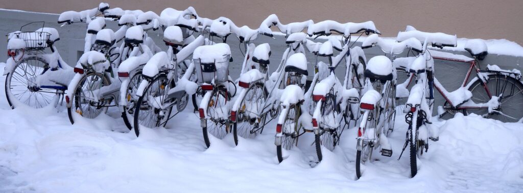 International winter bike to work day